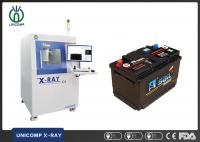 China Unicomp AX8200B X-ray machine for cylindrical Polymer Punch Laminated Li-ion battery Cell coils winding automatically factory