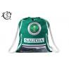 China Saudia Custom Cinch Polyester Printed Drawstring Backpack Bag Large Size factory