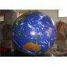 China 0.2mm PVC Inflatable Advertising Signs , Helium Floating Giant Earth Balloon factory