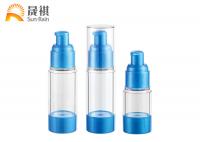 China 15ml 30ml 50ml Airless Cosmetic Bottle Blue AS Bottle For Lotion Cream SR-2108E factory