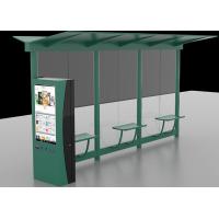 China Auto LCD Outdoor Digital Signage , Digital Bus Stop Shelter Advertising System factory