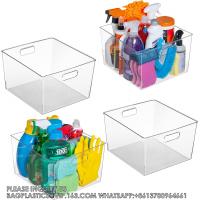 China Clear Plastic Storage Bins – XL Pack Perfect For Kitchen,Fridge, Pantry Organization, Cabinet Organizers factory