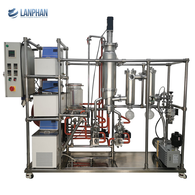 China 316 Wiped Film Distillation Equipment Stainless Steel Evaporator Molecular factory