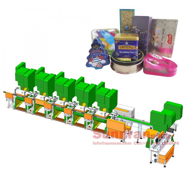 Quality Tea Can Cover Making Cookie Tin Box Making Machine for sale