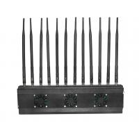 China Desktop 12 Channel Signal Jammer 5g Jammer For Jamming Cell Phone 2345G WiFi GPS GSM VHF UHF Lojack for sale
