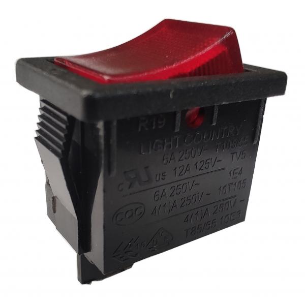 Quality PA66/PC Housing Rocker Electrical Switch R19-5 Easy Installation High Efficiency for sale