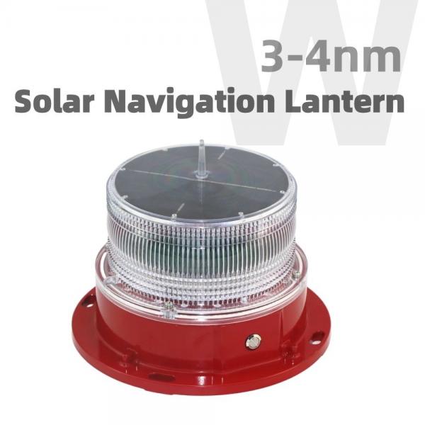 Quality 3-4nm Visible LED Solar Marine Navigation Lights for sale