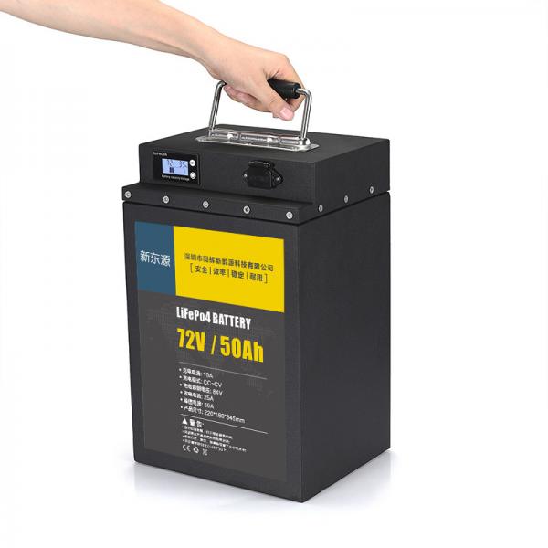 Quality 72V 50Ah Electric Vehicle Lithium Battery Pack Rechargeable for sale