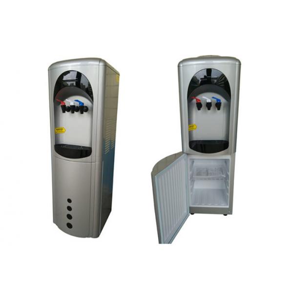 Quality Free Standing 3 Tap Drinking Water Dispenser With Fridge Environmental Friendly, for sale