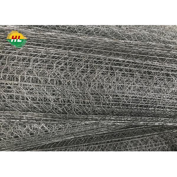 Quality High Strength Gabion Box Wire Mesh , dia 3.4mm Rock Filled Gabion Cages for sale