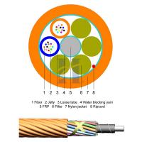 Quality FTTx G.652D Air Blown 24 Core Fiber Optic Cable Microduct Blowing for sale