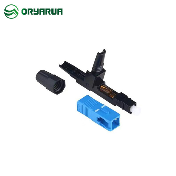 Quality H01 60MM UPC SC Fiber Optic Fast Connector Embedded Quick For FTTH for sale