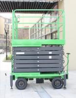 China 12 Meters Mobile Scissor Lift 1000Kg Loading Capacity For Working At Height factory