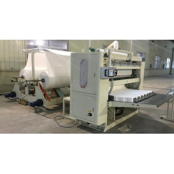 Quality 2-6 Lanes V Folded Hand Towel / Facial Tissue Paper Manufacturing Machine High Speed for sale