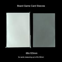 Quality Cpp Matte Clear Sleeves Non Glare OEM Card Barrier Sleeves 68x103mm for sale