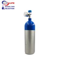 China 2L First Aid Equipment Supplies Medical Aluminum Cylinder Oxygen Tank Bottle Container factory