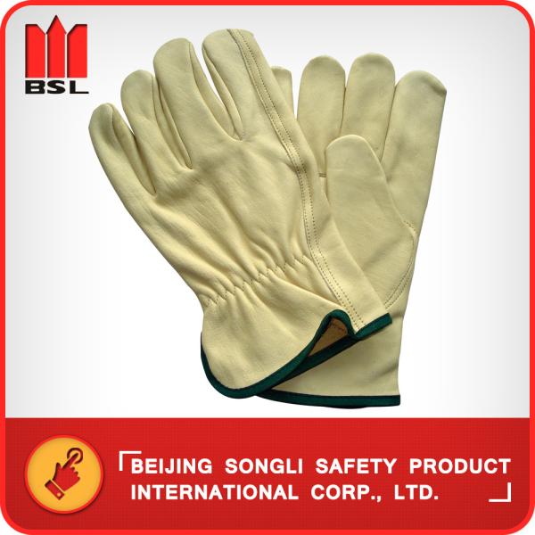 Quality SLG-CA503KT Cow grain leather working safety gloves for sale