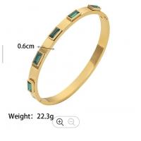 China 18 K Love Friendship Bracelet Bangle Gold With Cubic Zirconia Stones Hinged Gift factory