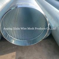 China Low Carbon Galvanized V Wire Wrapped Johnson Screen Pipe Φ5.5mm Round Support Rods Q235 Professional factory