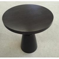 China Small Hotel Wooden Dining Room Tables , Wood Top Round Breakfast Table for sale