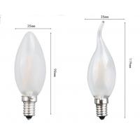 China C35 E14 Edison COG lamp LED Filament Bulb Candelabra Light clear and forsted milky cover for sale