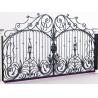 China Outdoor Sliding Grill Cast Iron Driveway Gates For House Double Entry factory