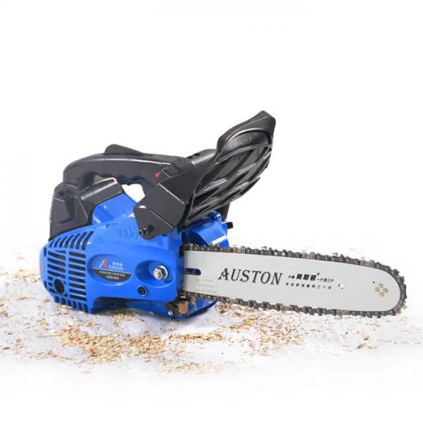 Quality Portable Mini Top Handle Gas Chainsaw 25cc Petrol Saw For Cutting Trees for sale