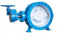 China 125 lbs / 200psi Double Eccentric / flange Butterfly Valve with HandWheel,ASME,DIN,JIS factory