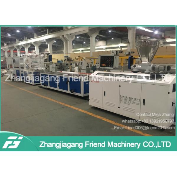 Quality 37kw Motor Power PVC Ceiling Panel Extrusion Line For Household  0-4m/Min Speed for sale