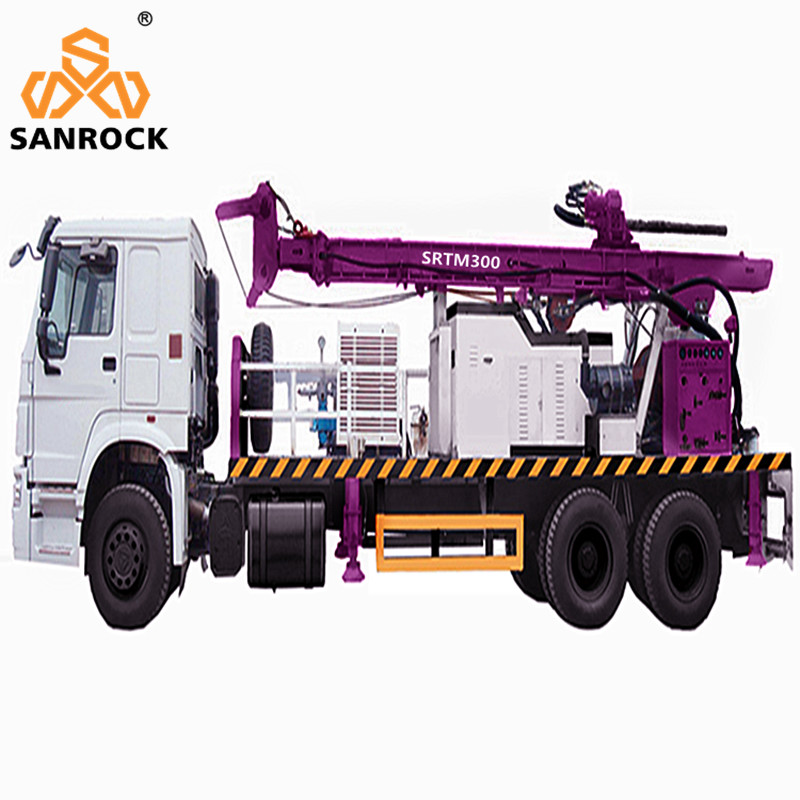 China Hydraulic Truck Mounted Water Well Drilling Rig Multifunctional Water Well Drill Machine for sale
