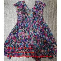 China Hebei Factory Stock Second Hand Ladies Dresses Used Printed Pure Silk Skirt factory
