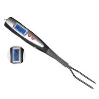 China Durable Meat Probe BBQ Meat Thermometer / Digital Food fork Thermometer With LCD Digital Screen factory