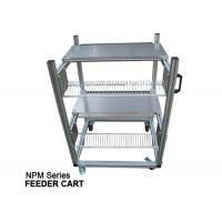 Quality Durable aluminum frame PANASONIC CM402, CM602, and NPM Feeder Cart, 2 layers and 30 feeder slots in each layer for sale