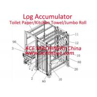 China High Speed Log Accumulator For Toilet Tissue Paper Roll factory