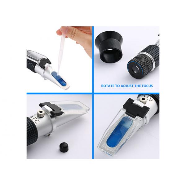 Quality Honey Sugar / Red Sea Refractometer Handheld For Soft Drinks / Wine for sale
