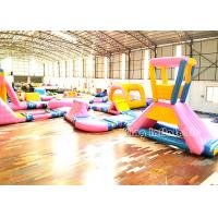 China Exclusive Beach Inflatable Water Parks Lake Floating Water Games For Kids factory