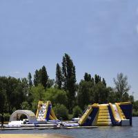 china France Outdoor Inflatable Water Park Games For Adults / Inflatable Water Park