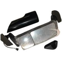 Quality Delong X3000 SHACMAN Truck Parts Left Rearview Mirror DZ14251770030 Electric for sale