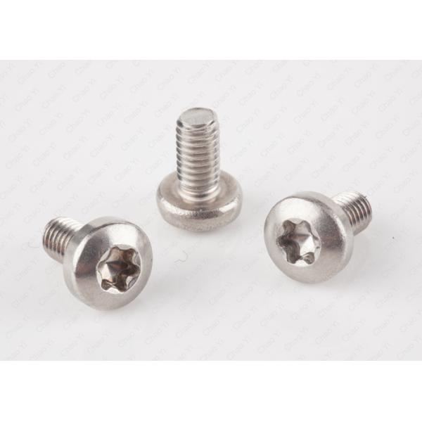 Quality Marine Grade White Stainless Steel Screws , Industrial Round Head Screws for sale