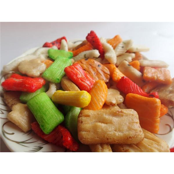 Quality Crunchy Oriental Rice Cracker Mix Palm Oil Healthy Grain Snacks for sale