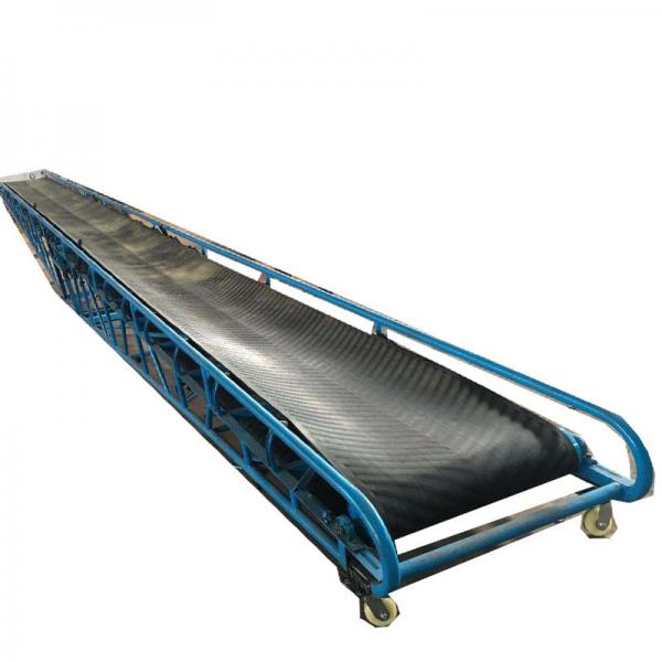 Quality Blue Mining Belt Conveyor Small Stainless Steel Portable Incline Conveyor for sale