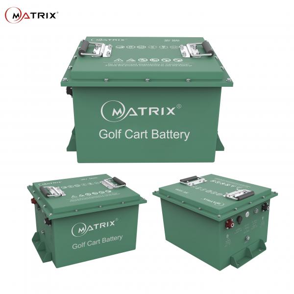 Quality 56Ah 36V Deep Cycle Golf Cart Battery LiFePO4 from Matrix with Lightweight for sale