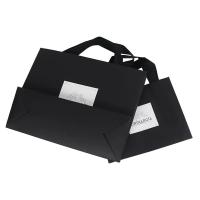 China OEM Black White Apparel Paper Bag Clothing Marble Paper Gift Bags factory