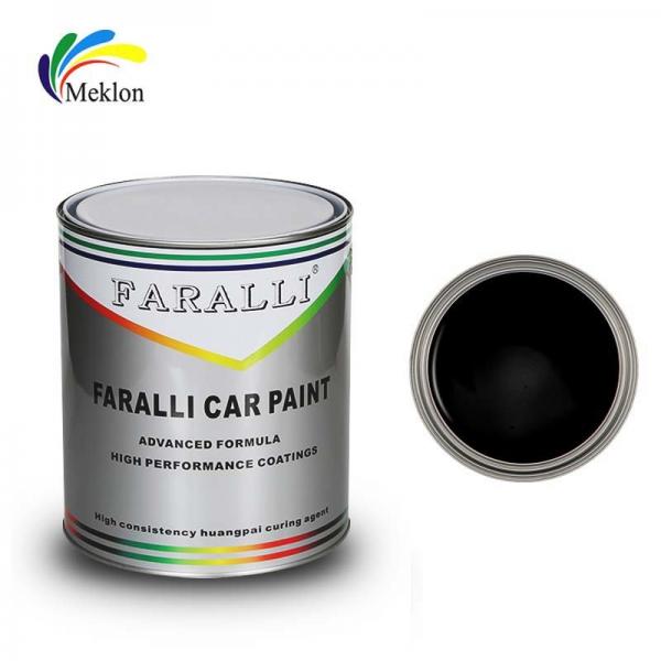 Quality Good Quality Car Refinish Paint Automotive Spray Coating 1K Pure Black Paint for sale