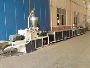 Quality WPC Production Line , W 600-1250mm PVC Door Plate Extrusion Line for sale