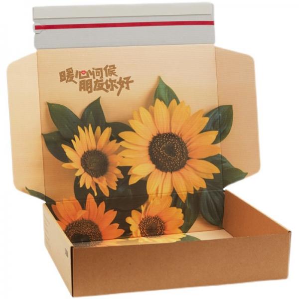 Quality Folders Corrugated Cardboard Shipping Box Double Sided Tape for sale