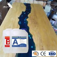 China DIY Art Craft Wood Epoxy Resin High Gloss Transparent Viscous Liquid factory