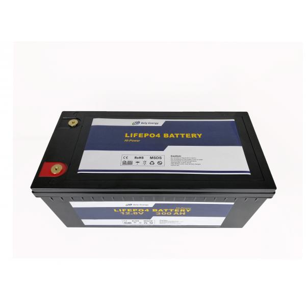 Quality 12V 300Ah Rechargeable LiFePo4 Battery Lithium Ion Battery For RV Solar for sale