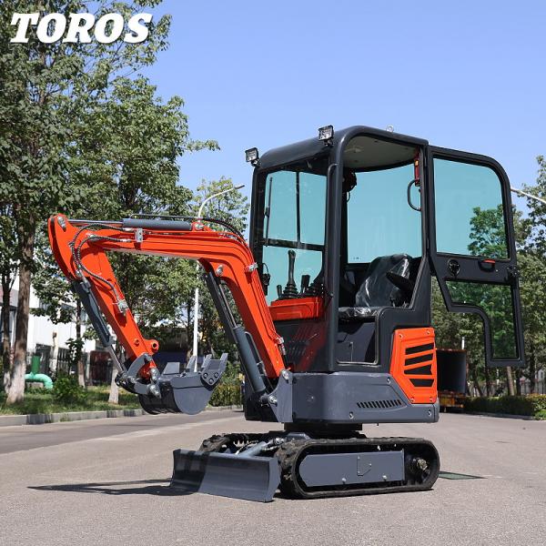 Quality Multipurpose 1 Ton Mini Digger Mini Garden Excavator For Narrow Place for sale