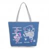 China Screen Printed Carrier Bags / Custom Canvas Bags With Two Soulder Straps factory